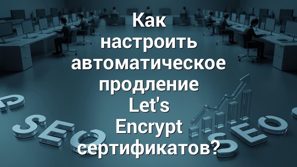 Как настроить автоматическое продление Let's Encrypt сертификатов?
