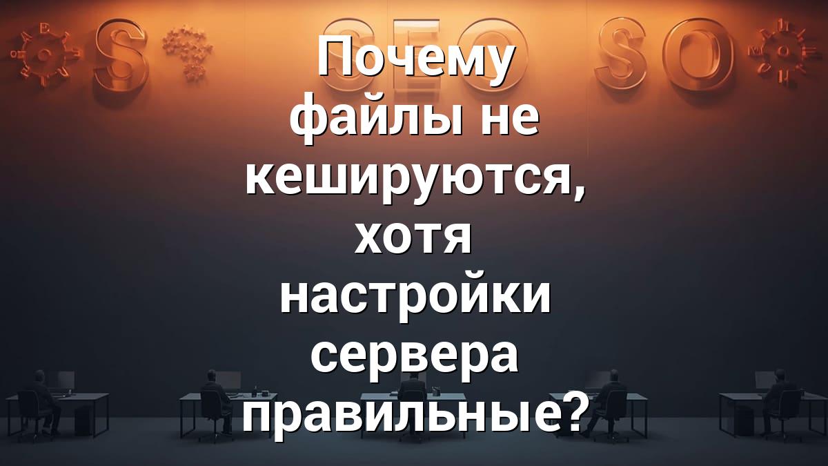 Почему файлы не кешируются, хотя настройки сервера правильные?