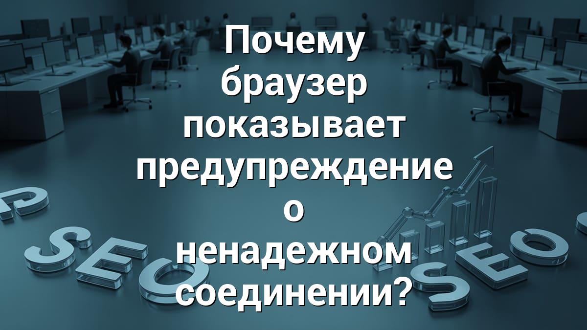 Почему браузер показывает предупреждение о ненадежном соединении?