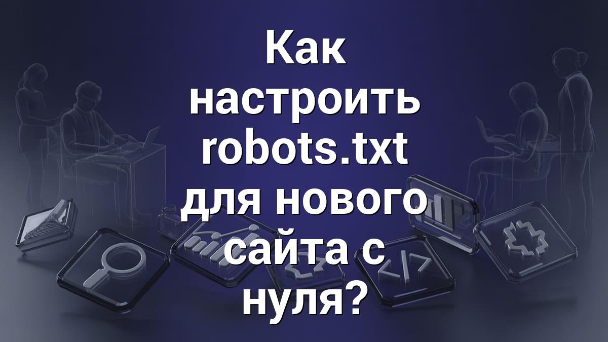 Как настроить robots.txt для нового сайта с нуля?