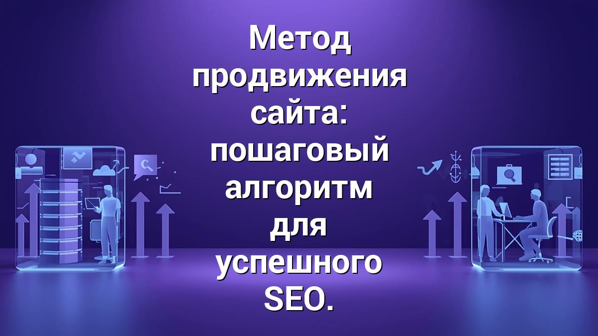Метод продвижения сайта: пошаговый алгоритм для успешного SEO.