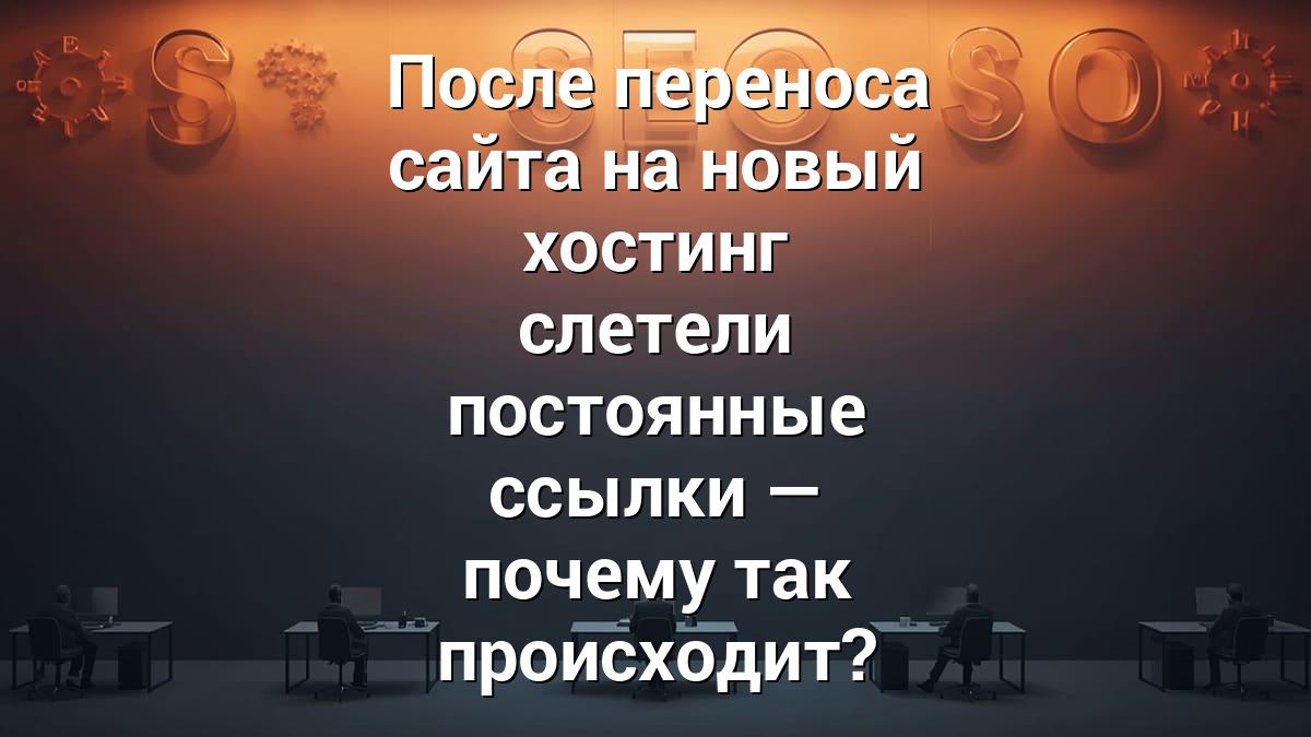 После переноса сайта на новый хостинг слетели постоянные ссылки — почему так происходит?