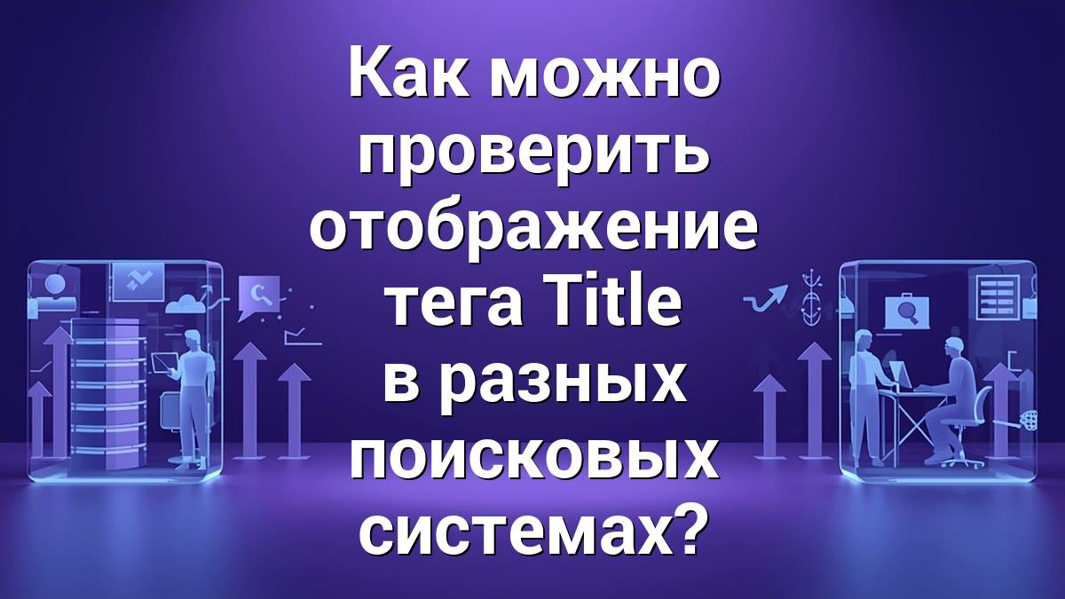Как можно проверить отображение тега Title в разных поисковых системах?