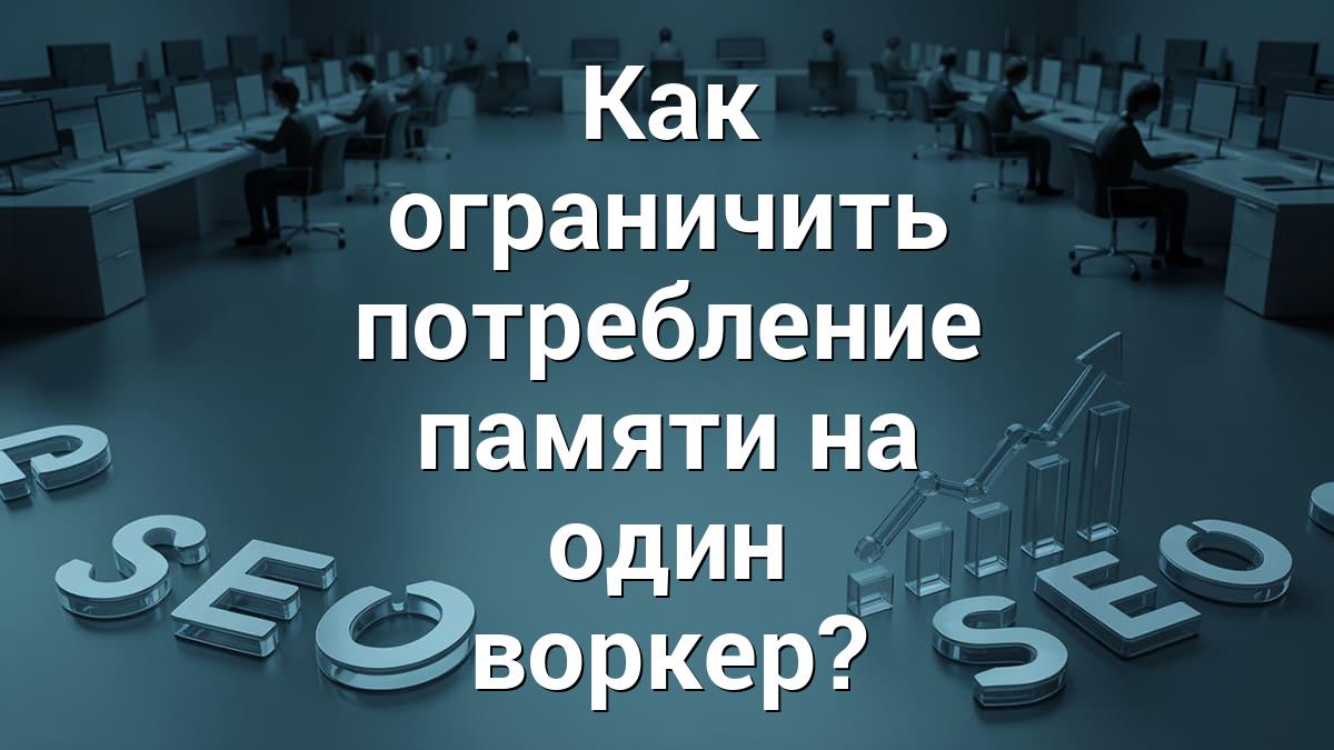 Как ограничить потребление памяти на один воркер?